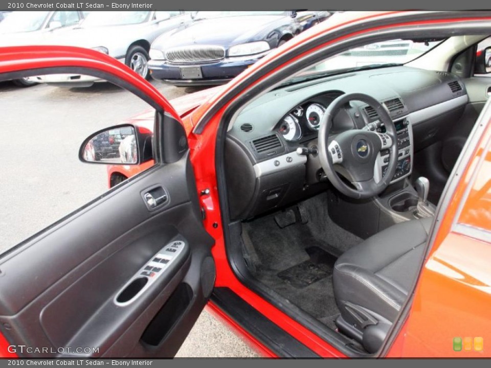 Ebony Interior Photo for the 2010 Chevrolet Cobalt LT Sedan #41063939
