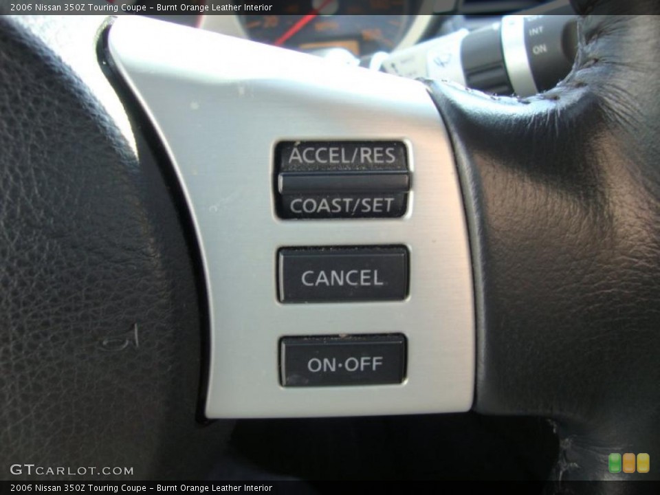 Burnt Orange Leather Interior Controls for the 2006 Nissan 350Z Touring Coupe #41063959
