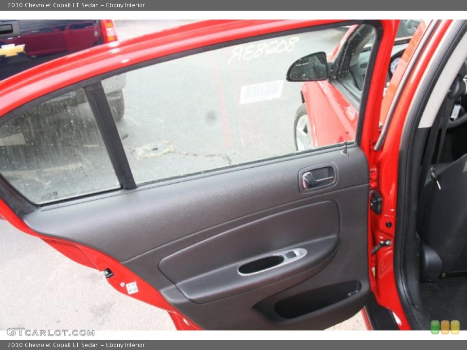 Ebony Interior Door Panel for the 2010 Chevrolet Cobalt LT Sedan #41064011