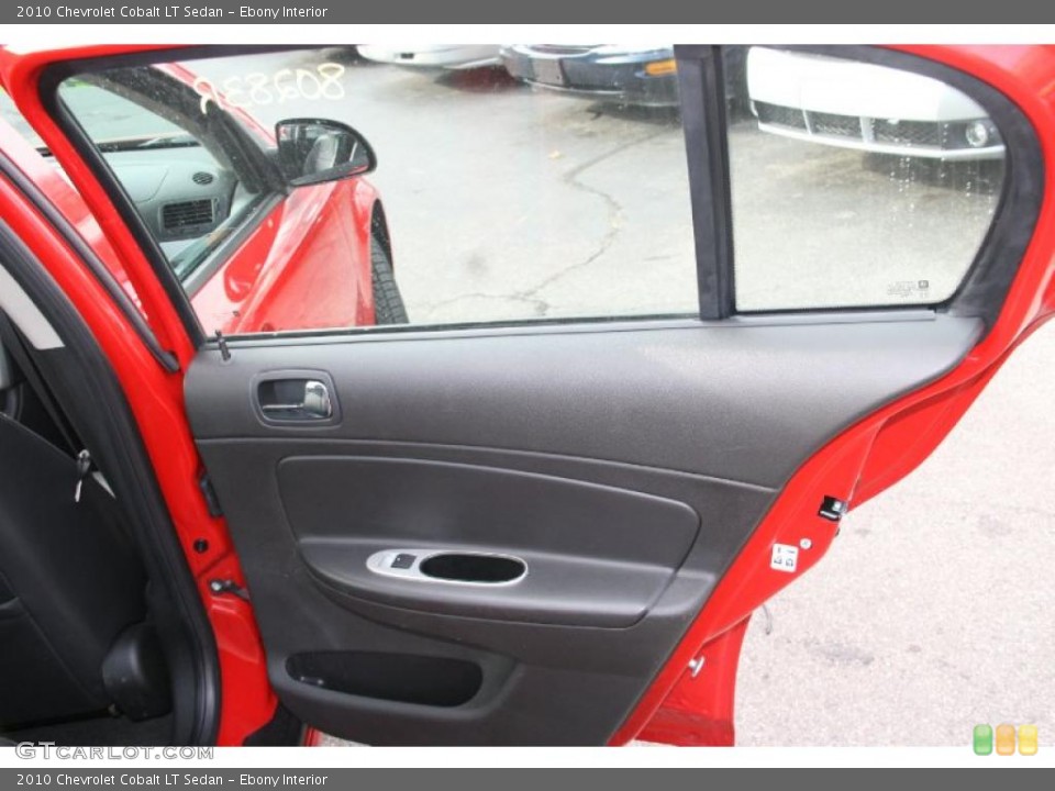 Ebony Interior Door Panel for the 2010 Chevrolet Cobalt LT Sedan #41064039