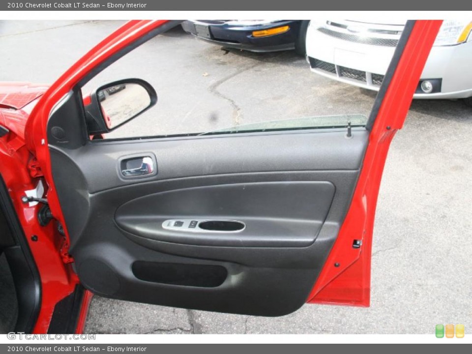 Ebony Interior Door Panel for the 2010 Chevrolet Cobalt LT Sedan #41064063