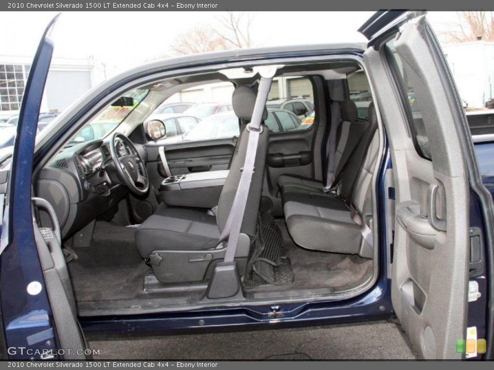 Ebony Interior Photo for the 2010 Chevrolet Silverado 1500 LT Extended Cab 4x4 #41065287