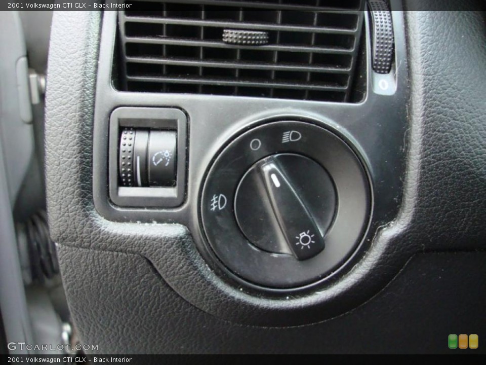 Black Interior Controls for the 2001 Volkswagen GTI GLX #41065631