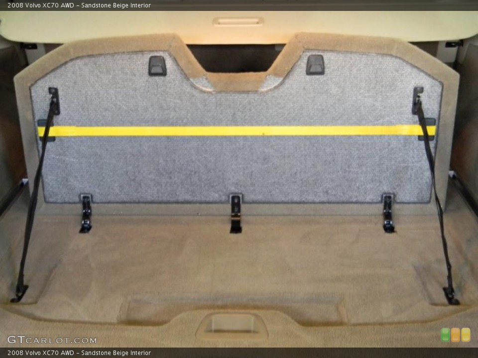Sandstone Beige Interior Trunk for the 2008 Volvo XC70 AWD #41065767