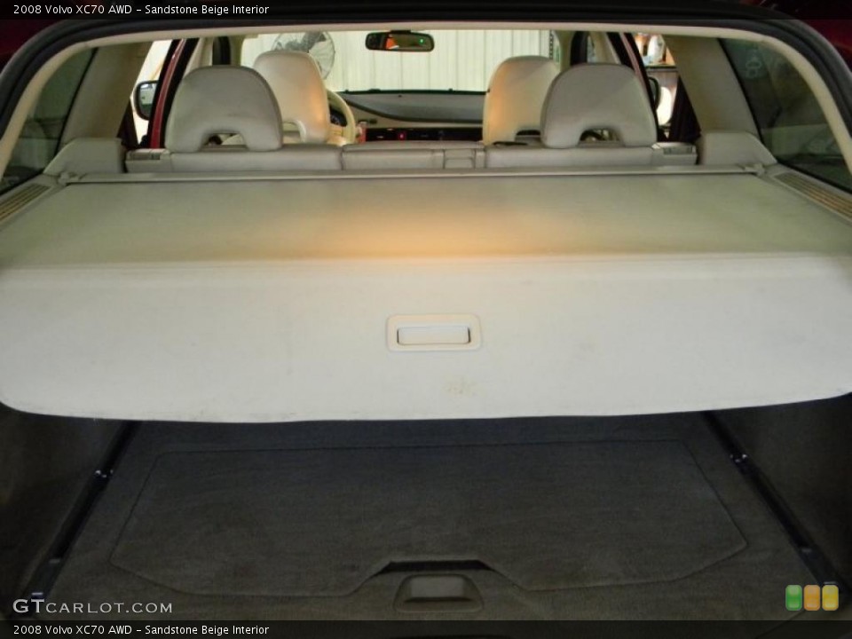 Sandstone Beige Interior Trunk for the 2008 Volvo XC70 AWD #41065795