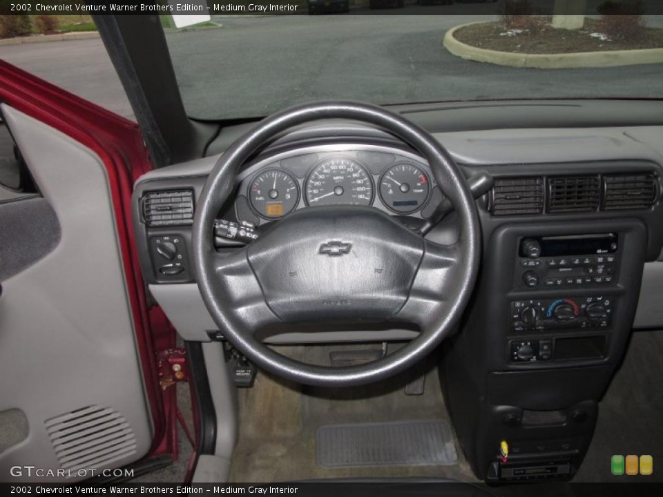 Medium Gray Interior Dashboard for the 2002 Chevrolet Venture Warner Brothers Edition #41065847
