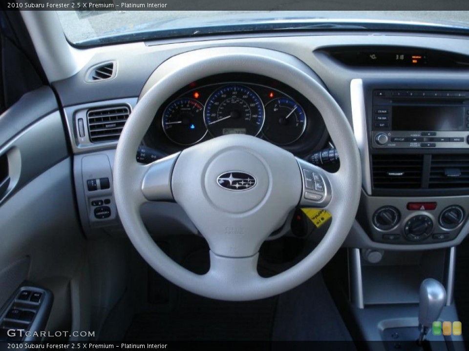 Platinum Interior Steering Wheel for the 2010 Subaru Forester 2.5 X Premium #41070639