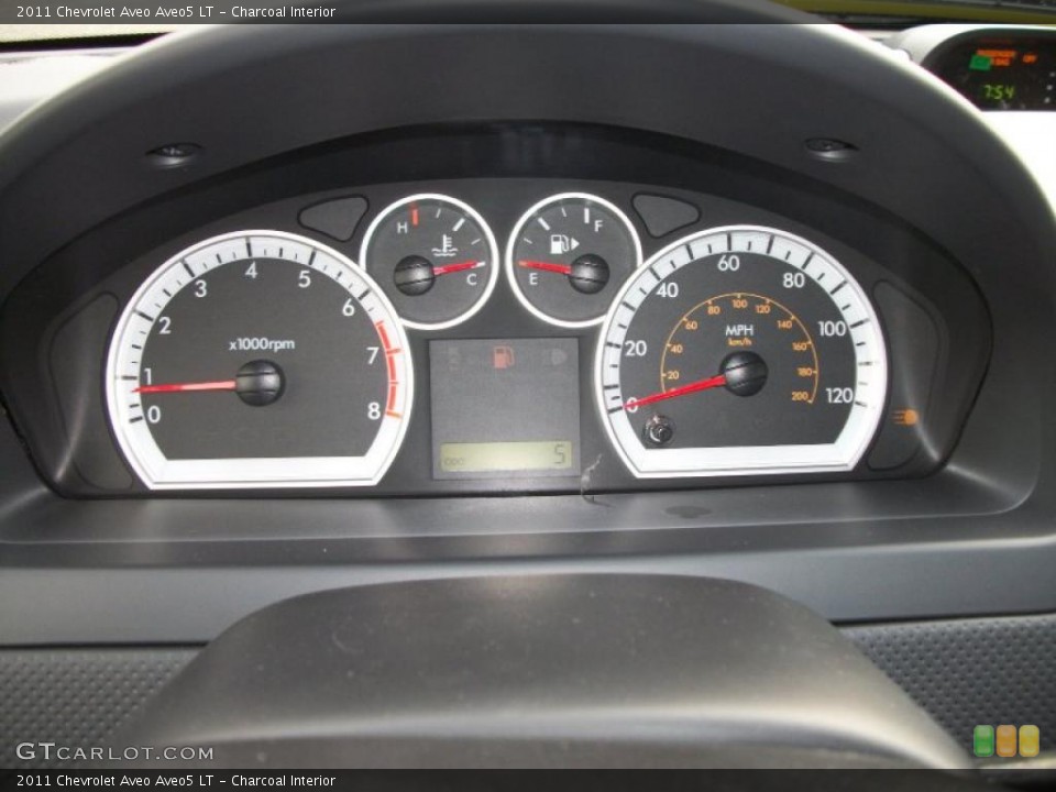 Charcoal Interior Gauges for the 2011 Chevrolet Aveo Aveo5 LT #41073275
