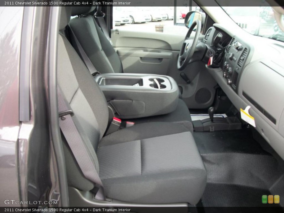 Dark Titanium Interior Photo for the 2011 Chevrolet Silverado 1500 Regular Cab 4x4 #41074171