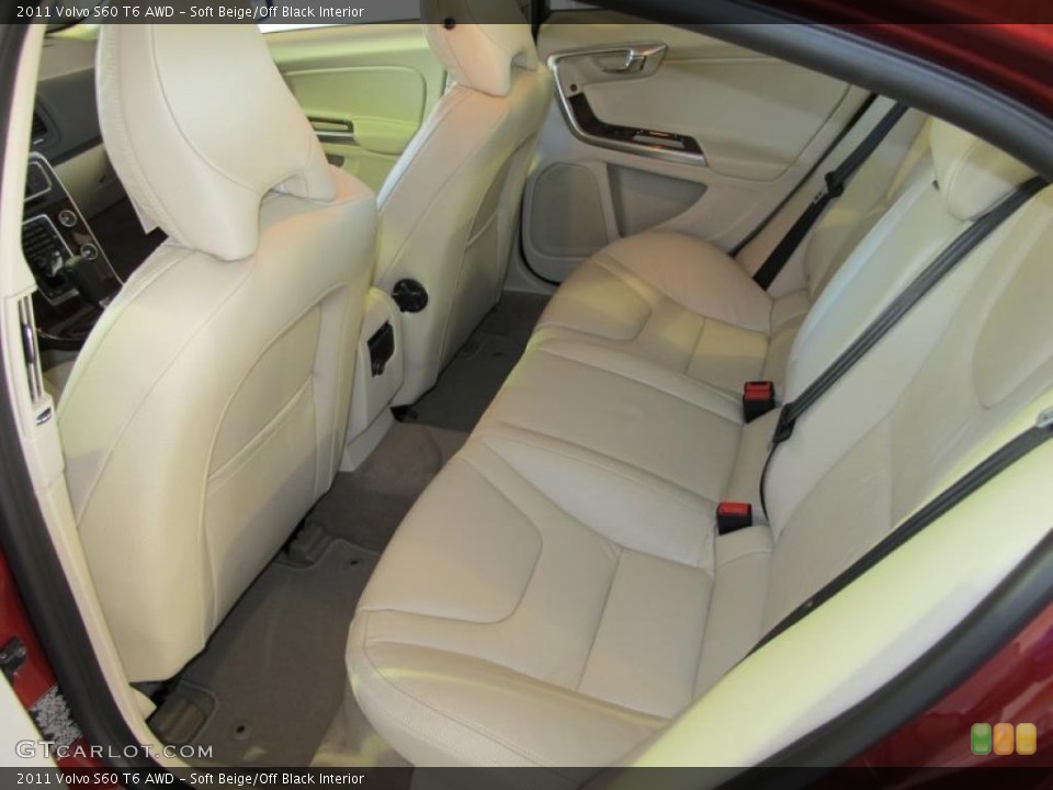 Soft Beige/Off Black Interior Photo for the 2011 Volvo S60 T6 AWD #41074283