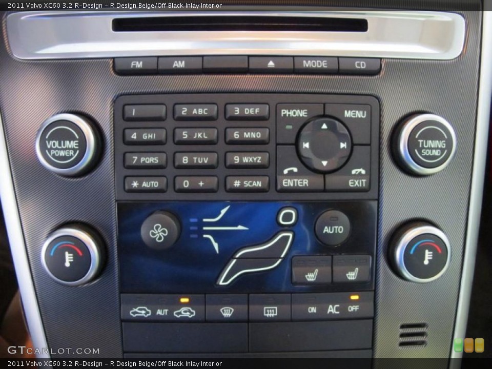 R Design Beige/Off Black Inlay Interior Controls for the 2011 Volvo XC60 3.2 R-Design #41074711