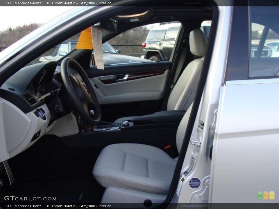 Grey/Black Interior Photo for the 2010 Mercedes-Benz C 300 Sport 4Matic #41074799