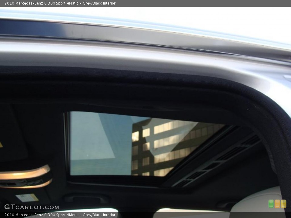 Grey/Black Interior Sunroof for the 2010 Mercedes-Benz C 300 Sport 4Matic #41074851