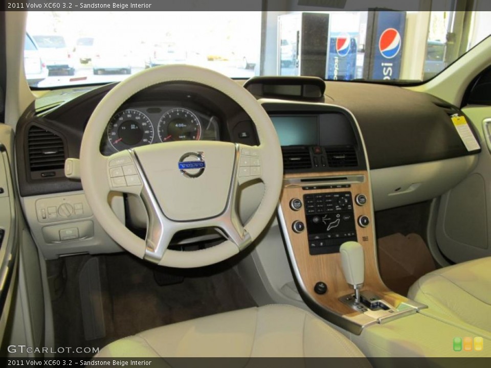 Sandstone Beige Interior Dashboard for the 2011 Volvo XC60 3.2 #41074947