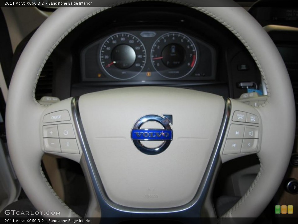 Sandstone Beige Interior Steering Wheel for the 2011 Volvo XC60 3.2 #41074995