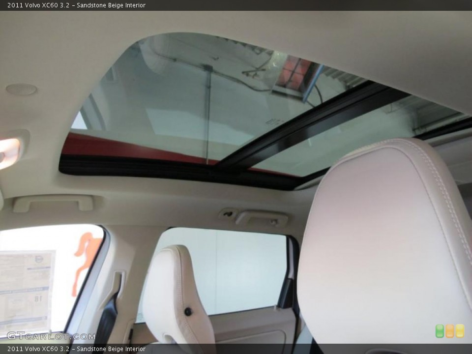Sandstone Beige Interior Sunroof for the 2011 Volvo XC60 3.2 #41075055