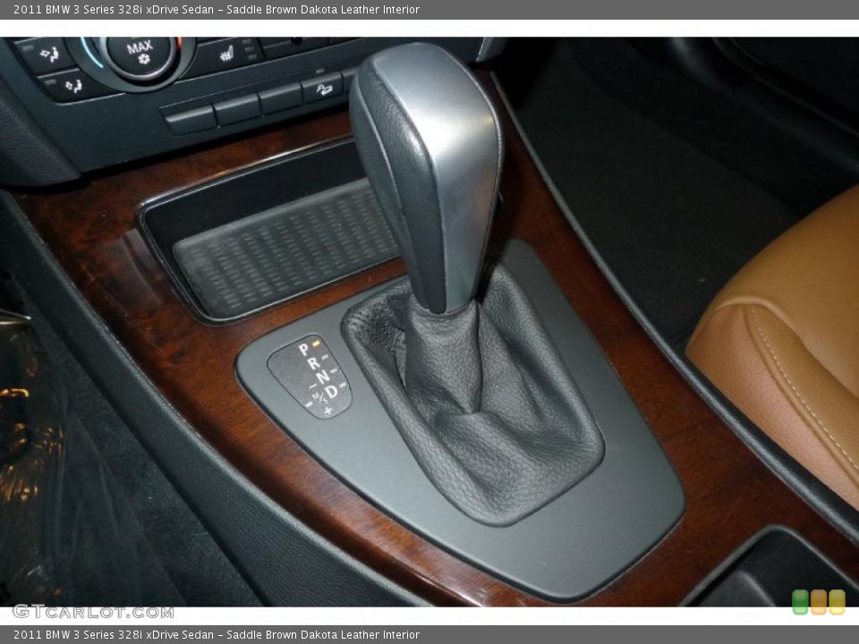Saddle Brown Dakota Leather Interior Transmission for the 2011 BMW 3 Series 328i xDrive Sedan #41075423