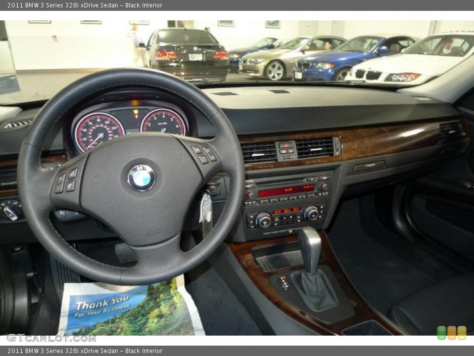 Black Interior Dashboard for the 2011 BMW 3 Series 328i xDrive Sedan #41075659