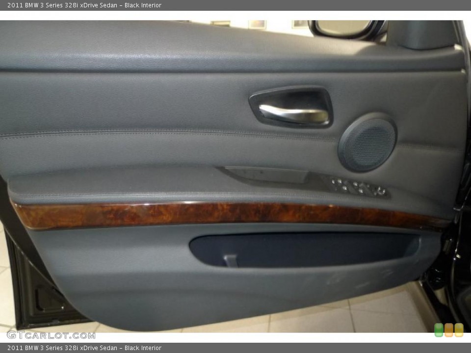 Black Interior Door Panel for the 2011 BMW 3 Series 328i xDrive Sedan #41075911