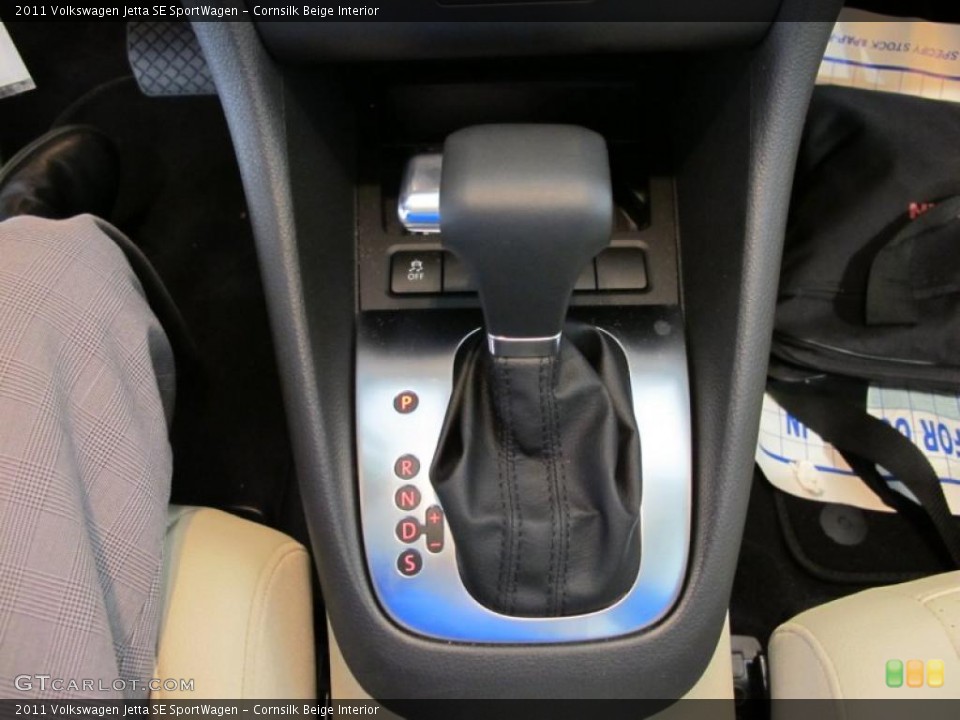 Cornsilk Beige Interior Transmission for the 2011 Volkswagen Jetta SE SportWagen #41075927