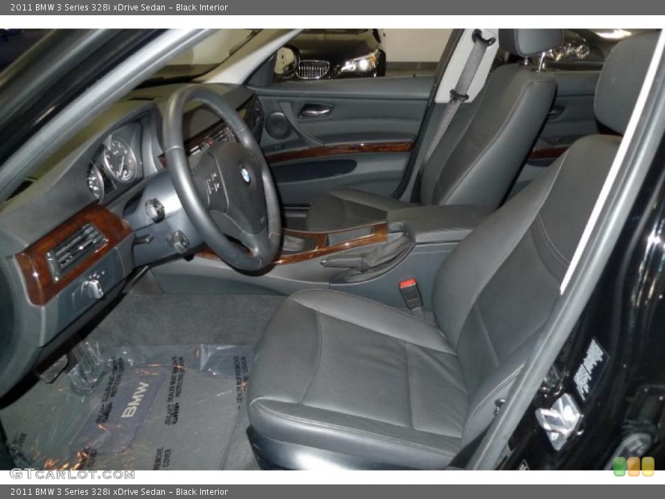 Black Interior Photo for the 2011 BMW 3 Series 328i xDrive Sedan #41076359