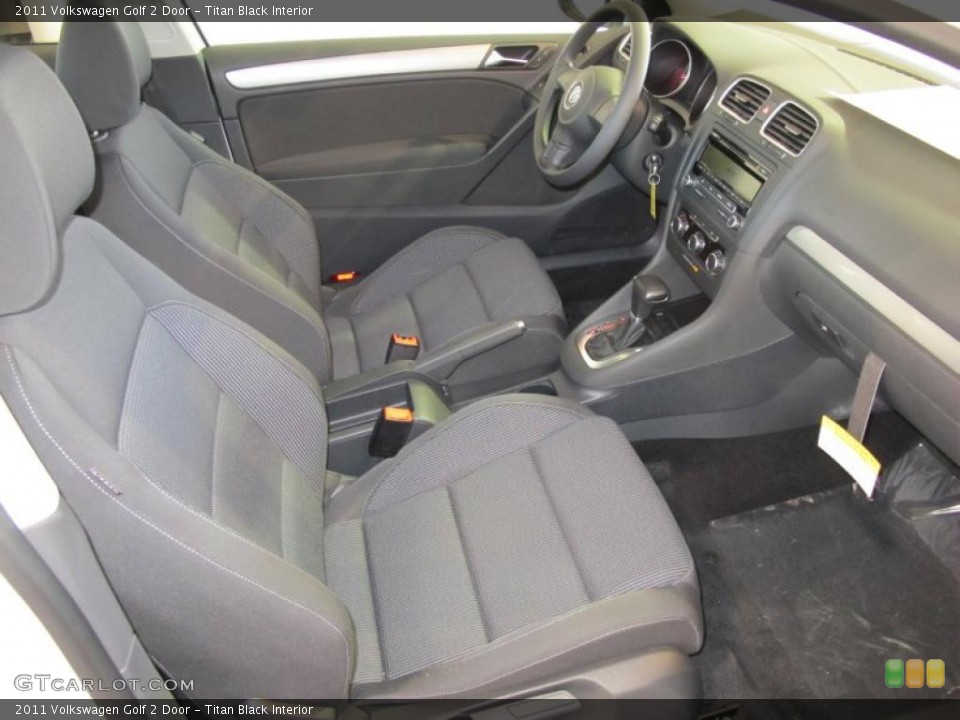 Titan Black Interior Photo for the 2011 Volkswagen Golf 2 Door #41076490