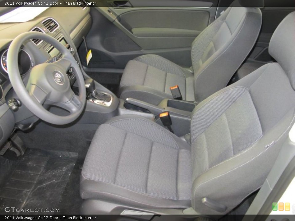 Titan Black Interior Photo for the 2011 Volkswagen Golf 2 Door #41076527