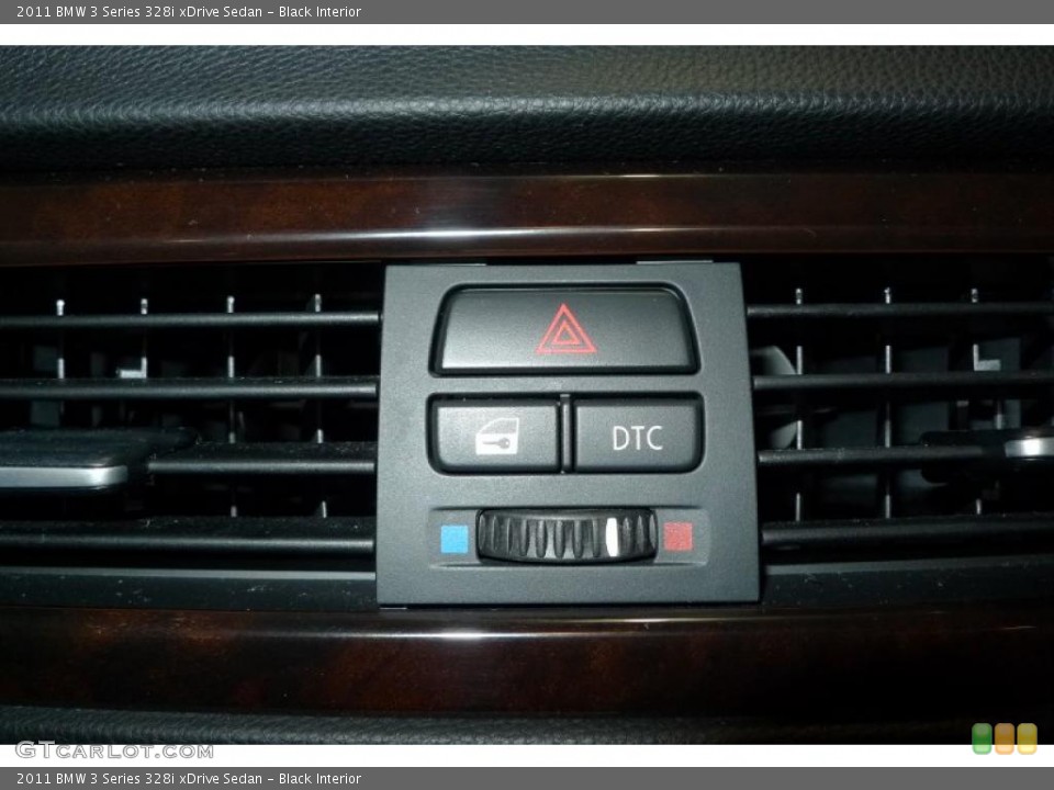 Black Interior Controls for the 2011 BMW 3 Series 328i xDrive Sedan #41076883