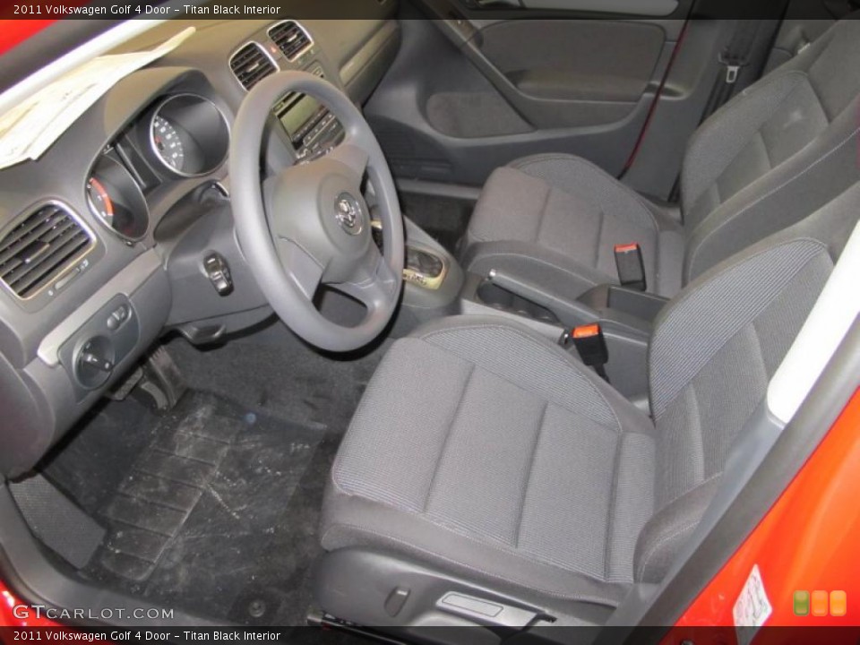 Titan Black Interior Photo for the 2011 Volkswagen Golf 4 Door #41077975