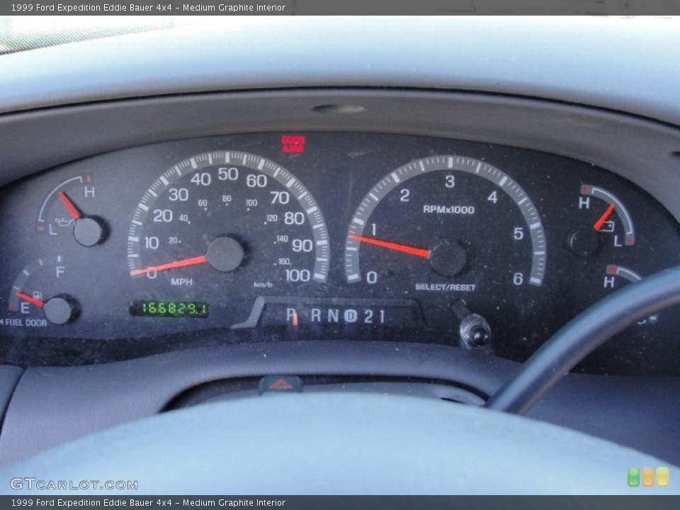 Medium Graphite Interior Gauges for the 1999 Ford Expedition Eddie Bauer 4x4 #41078055
