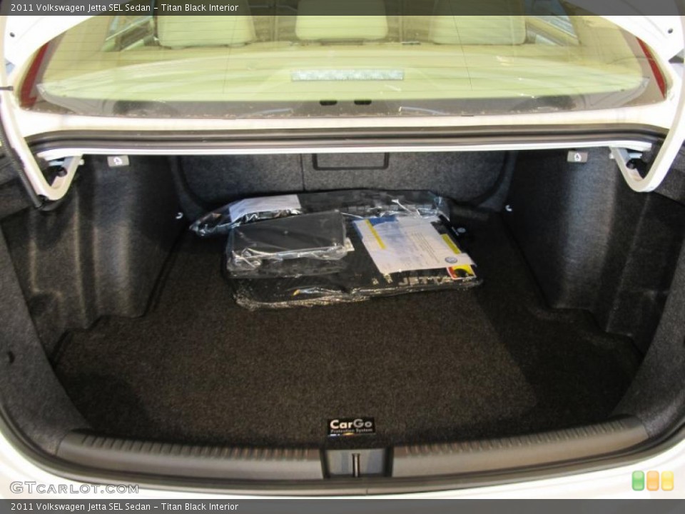 Titan Black Interior Trunk for the 2011 Volkswagen Jetta SEL Sedan #41078979