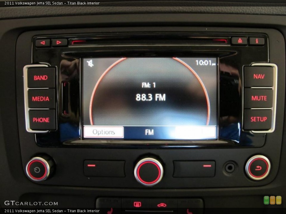 Titan Black Interior Navigation for the 2011 Volkswagen Jetta SEL Sedan #41079123