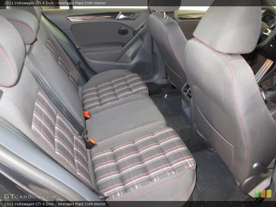 Interlagos Plaid Cloth Interior Photo for the 2011 Volkswagen GTI 4 Door #41079363