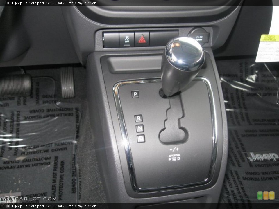 Dark Slate Gray Interior Transmission for the 2011 Jeep Patriot Sport 4x4 #41079391