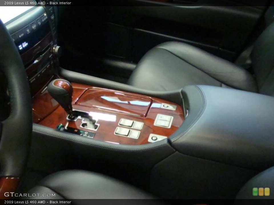 Black Interior Controls for the 2009 Lexus LS 460 AWD #41080226