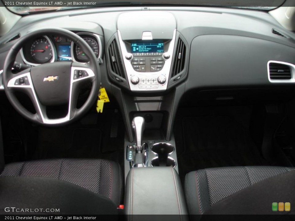 Jet Black Interior Dashboard for the 2011 Chevrolet Equinox LT AWD #41080735