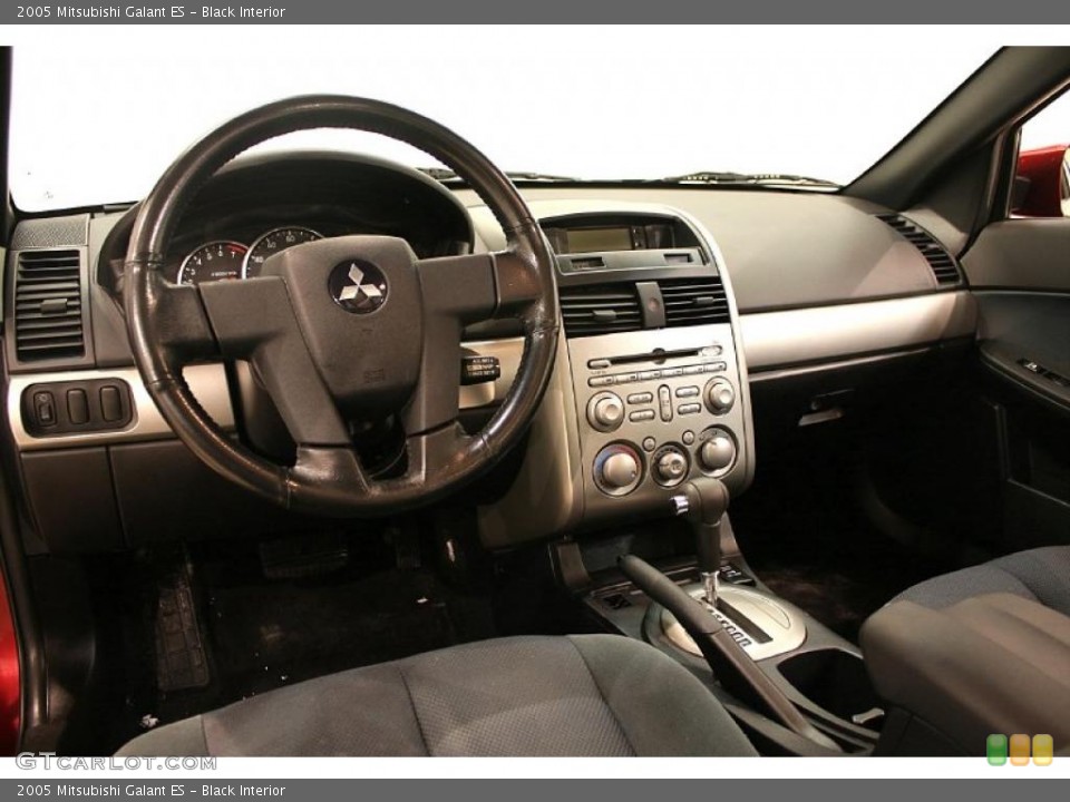 Black 2005 Mitsubishi Galant Interiors