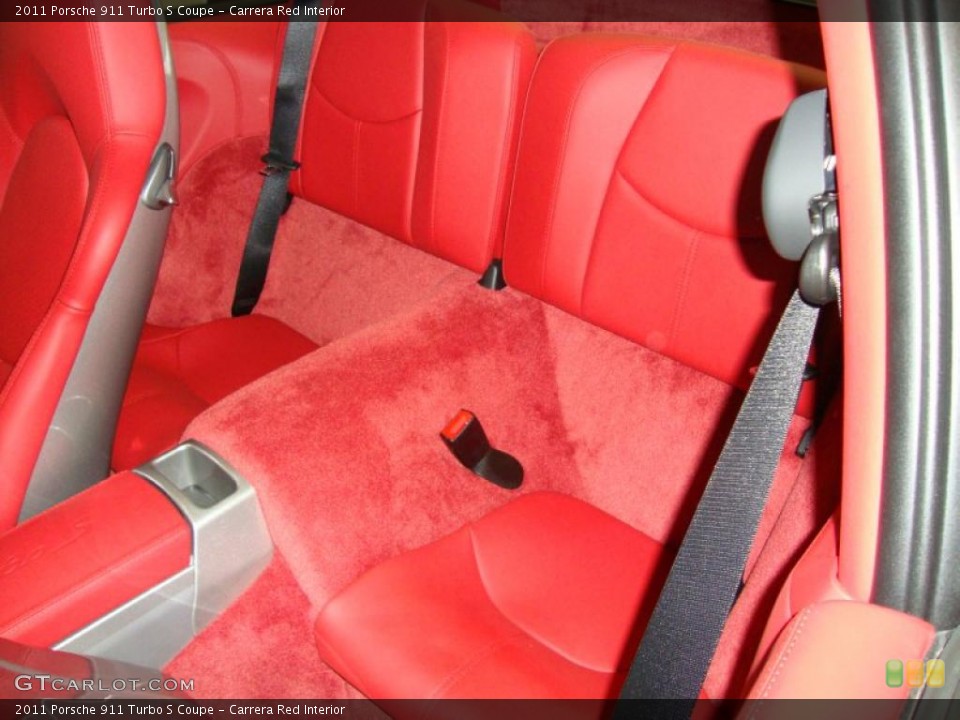 Carrera Red Interior Photo for the 2011 Porsche 911 Turbo S Coupe #41082455