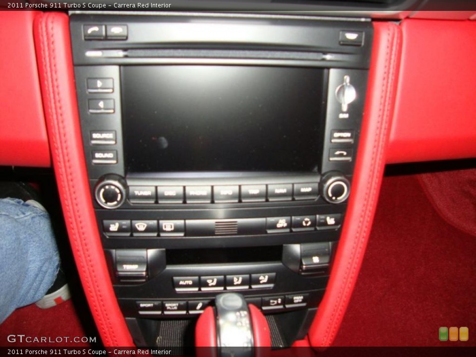Carrera Red Interior Controls for the 2011 Porsche 911 Turbo S Coupe #41082507