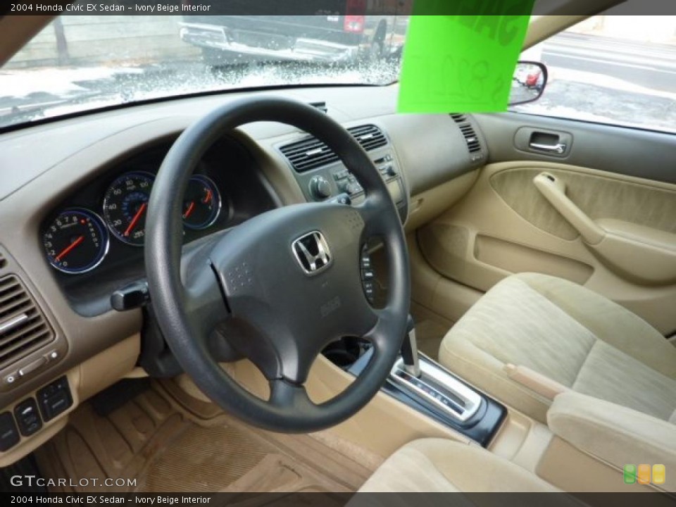 Ivory Beige Interior Photo for the 2004 Honda Civic EX Sedan #41082627