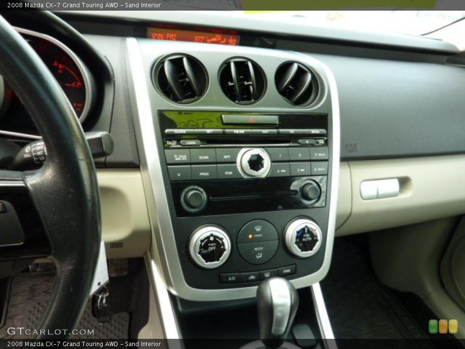 Sand Interior Controls for the 2008 Mazda CX-7 Grand Touring AWD #41083075