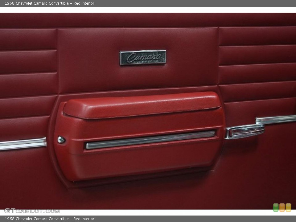 Red Interior Door Panel for the 1968 Chevrolet Camaro Convertible #41083475
