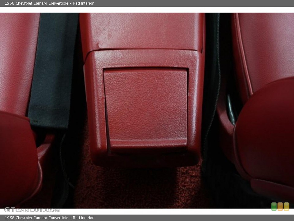Red Interior Photo for the 1968 Chevrolet Camaro Convertible #41083695