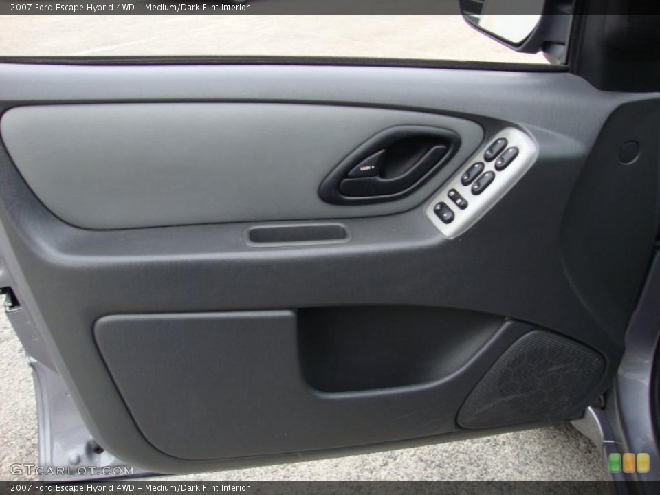 Medium/Dark Flint Interior Door Panel for the 2007 Ford Escape Hybrid 4WD #41084079