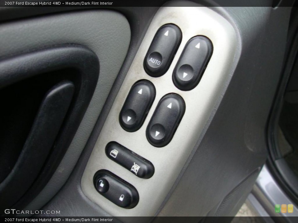 Medium/Dark Flint Interior Controls for the 2007 Ford Escape Hybrid 4WD #41084091