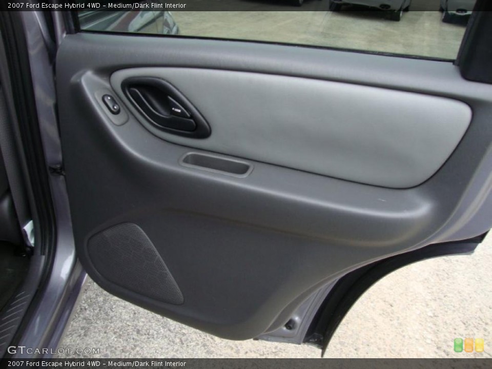 Medium/Dark Flint Interior Door Panel for the 2007 Ford Escape Hybrid 4WD #41084243