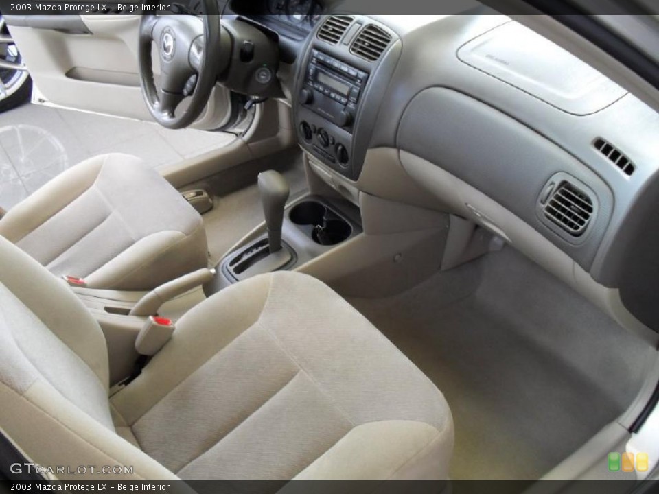 Beige Interior Photo for the 2003 Mazda Protege LX #41084255