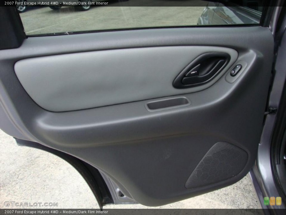 Medium/Dark Flint Interior Door Panel for the 2007 Ford Escape Hybrid 4WD #41084275