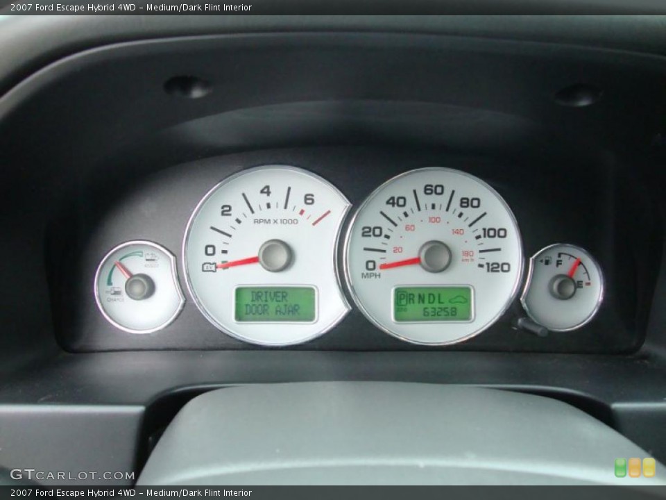 Medium/Dark Flint Interior Gauges for the 2007 Ford Escape Hybrid 4WD #41084671