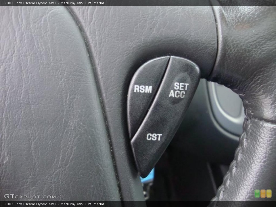 Medium/Dark Flint Interior Controls for the 2007 Ford Escape Hybrid 4WD #41084707